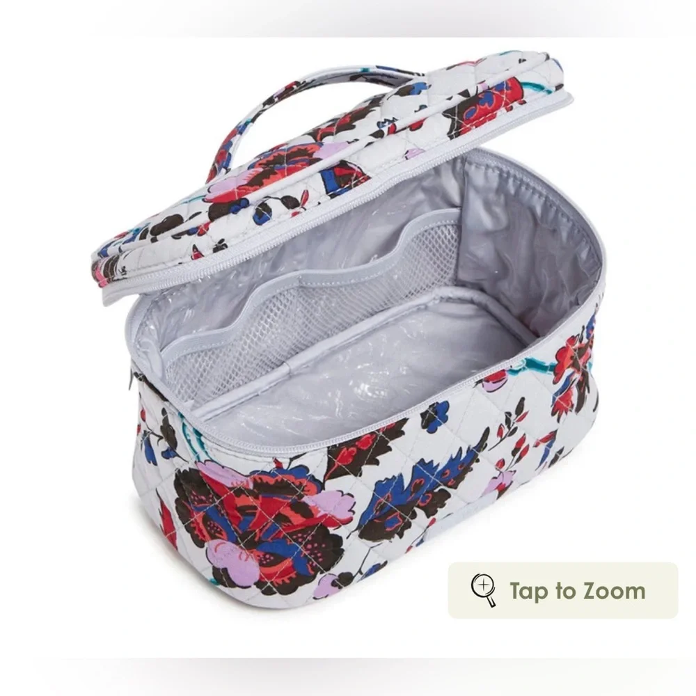 Vera Bradley Train Case for Cosmetics in Vineyard Floral